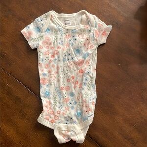Gerber Floral Baby Onesie